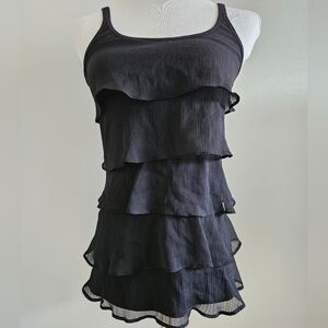 New York & Company Black Sleeveless Top